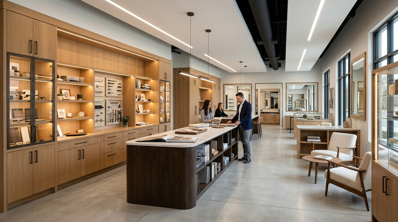 Commercial custom cabinetry project