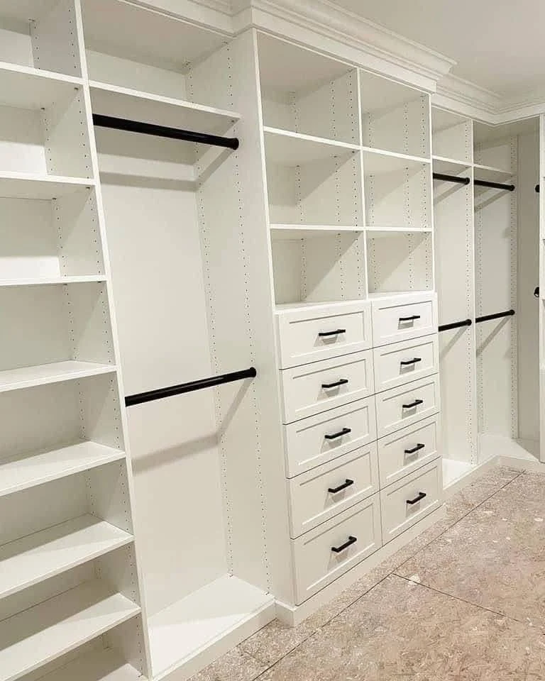 Custom closet cabinetry
